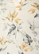 Midi-jurk in linnen en viscose met 1/2 mouwen, Wit, Packshot image number 2
