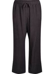 FLASH - Viscose broek met elastische tailleband, Grijs