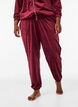 Losse velourbroek, Rood, Model image number 2