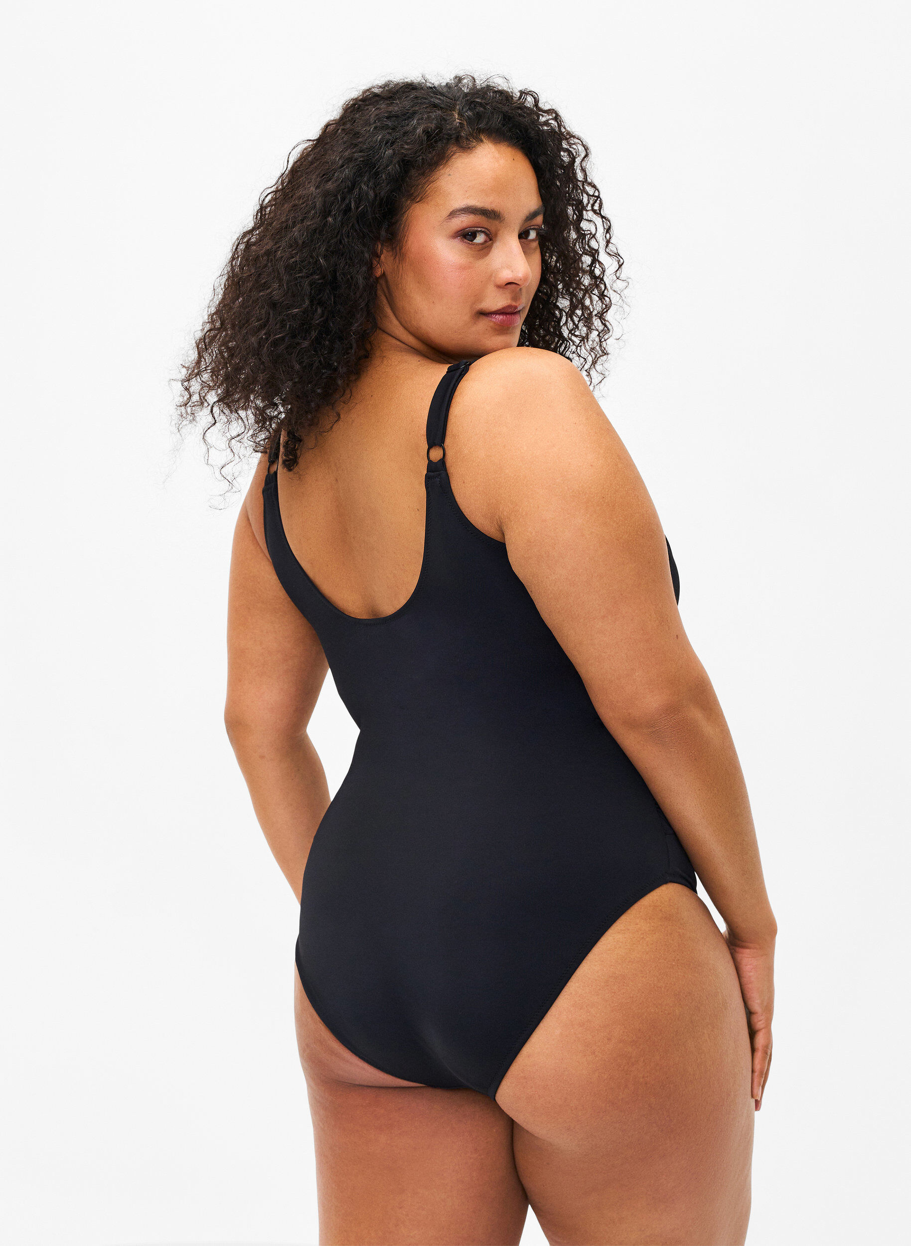 ZizziBadpak met omslag, Zwart, Model image number 1