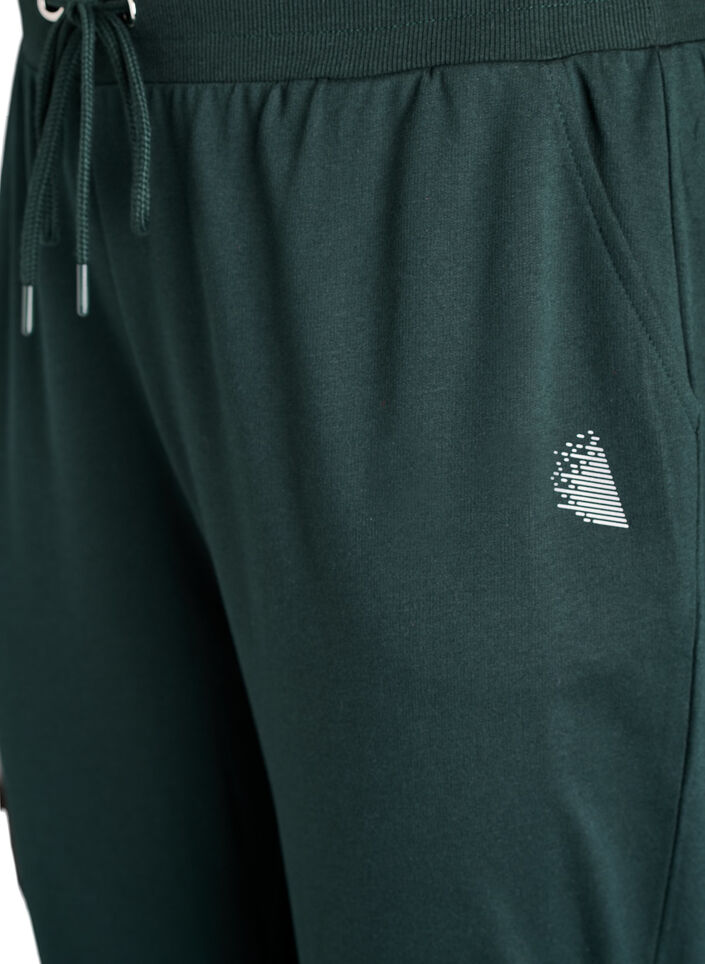 Losse trainingsbroek met zakken, Groen, Packshot image number 2
