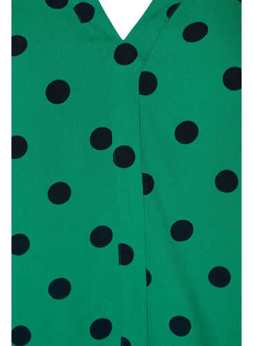 Viscose blouse met stippen, Jolly Green dot AOP, Packshot image number 2