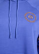 Hoodie met geborduurd frontmotief, Blauw, Packshot image number 2