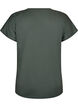 Losvallend trainings-T-shirt met V-hals, Groen, Packshot image number 1