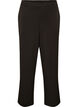 Hoogtailleerde pantalon met rechte pasvorm, Zwart, Packshot image number 0