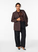 Klassieke blazer met knoopsluiting, Bruin, Model image number 1