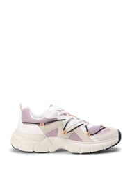 Sneakers met brede pasvorm en contrasterend veterdetail, Elderberry