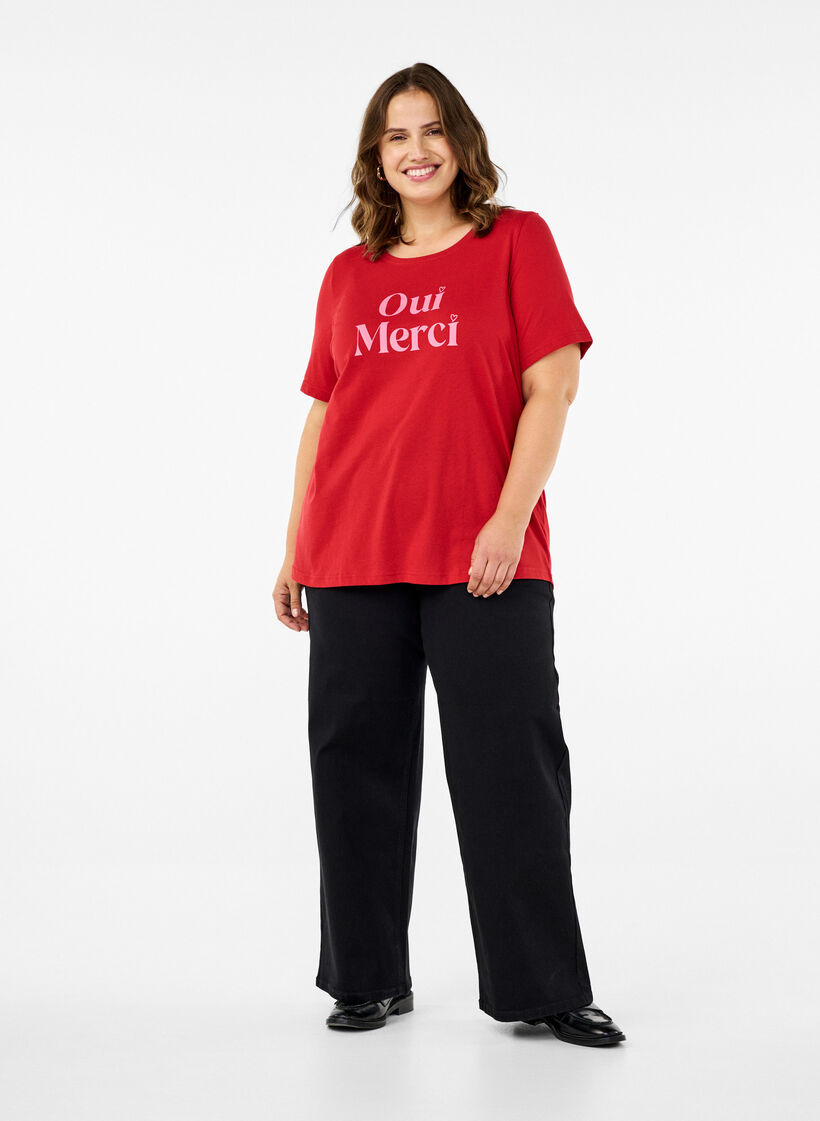 FLASH - T-shirt met motief, Rood, Model image number 1