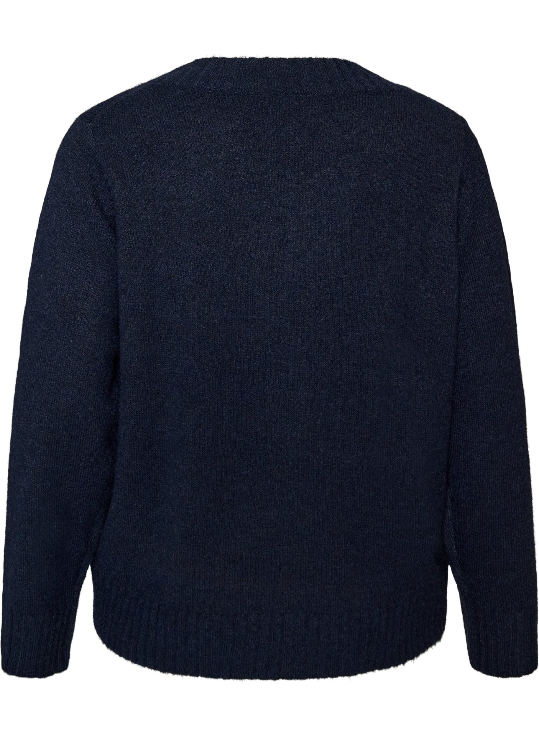 ZizziJumper met V-hals, Blauw, Packshot image number 1