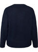 Jumper met V-hals, Blauw, Packshot image number 1