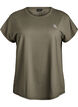 Effen gekleurd trainingsshirt, Groen, Packshot image number 0