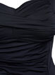 Tankini met draperingen, Zwart, Packshot image number 2