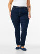 Super strakke Amy jeans met hoge taille, Blauw, Model image number 2