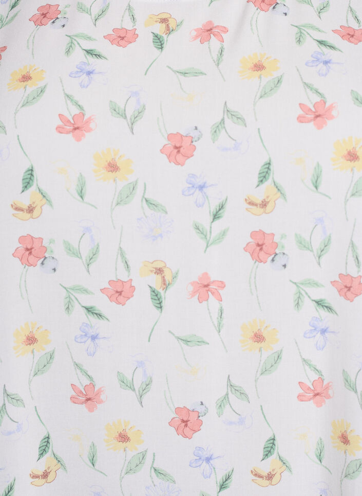 Jurk van viscose met coupenaad, Wit, Packshot image number 2