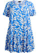 FLASH - Jurk van viscose met coupenaad, Blauw, Packshot image number 0