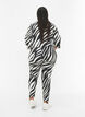 Leggings met zebraprint, White Zebra, Model image number 1