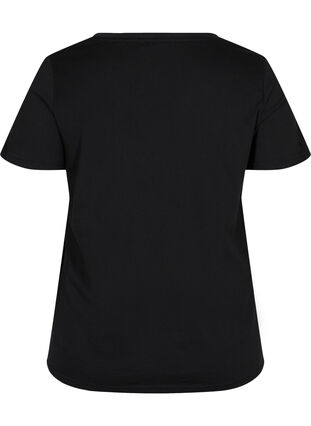 Katoenen t-shirt met print, Black WAYS, Packshot image number 1
