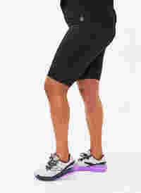 Lange strakke sport shorts, Black, Model
