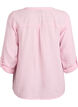Blouse in katoenen mousseline met broderie anglaise, Roze, Packshot image number 1