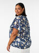 Blouse met ballonavorm en vleermuismouwen, Blauw, Model image number 2