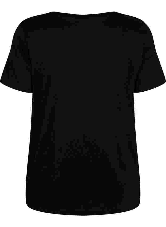 Trainingsshirt met print, Black w. Bad Ass, Packshot image number 1