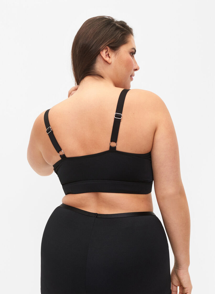 Bikinitop met uitneembare inzetstukken, Black, Model image number 1