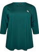 Sporttop met 3/4 mouwen, Groen, Packshot image number 0