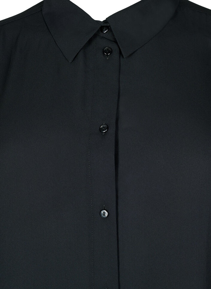 Klassiek shirt met lange mouwen, Black, Packshot image number 2