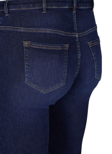 Ellen bootcut jeans met hoge taille, Dark blue, Packshot image number 3