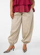 Ballonbroek met zakken en een elastische tailleband, Beige, Model image number 2