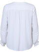 Blouse met lange mouwen en knoopsluiting, Bright White, Packshot image number 1