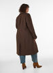 Wolblendjas met revers en knopen, Bruin, Model image number 2