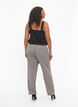 Broek met rechte pasvorm, Beige, Model image number 1