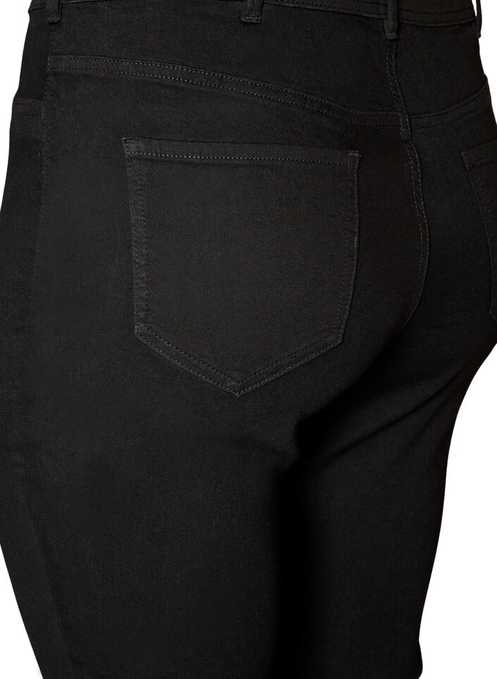 Amy super slim-fit jeans met hoge taille, Zwart, Packshot image number 3