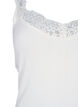Top van viscose met kanten rand, Vanille, Packshot image number 2