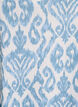 Korte A-lijn jurk in katoenen mousseline, Vanille, Packshot image number 3
