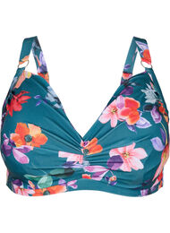 Bikini beha met opdruk en beugel, Meave Print