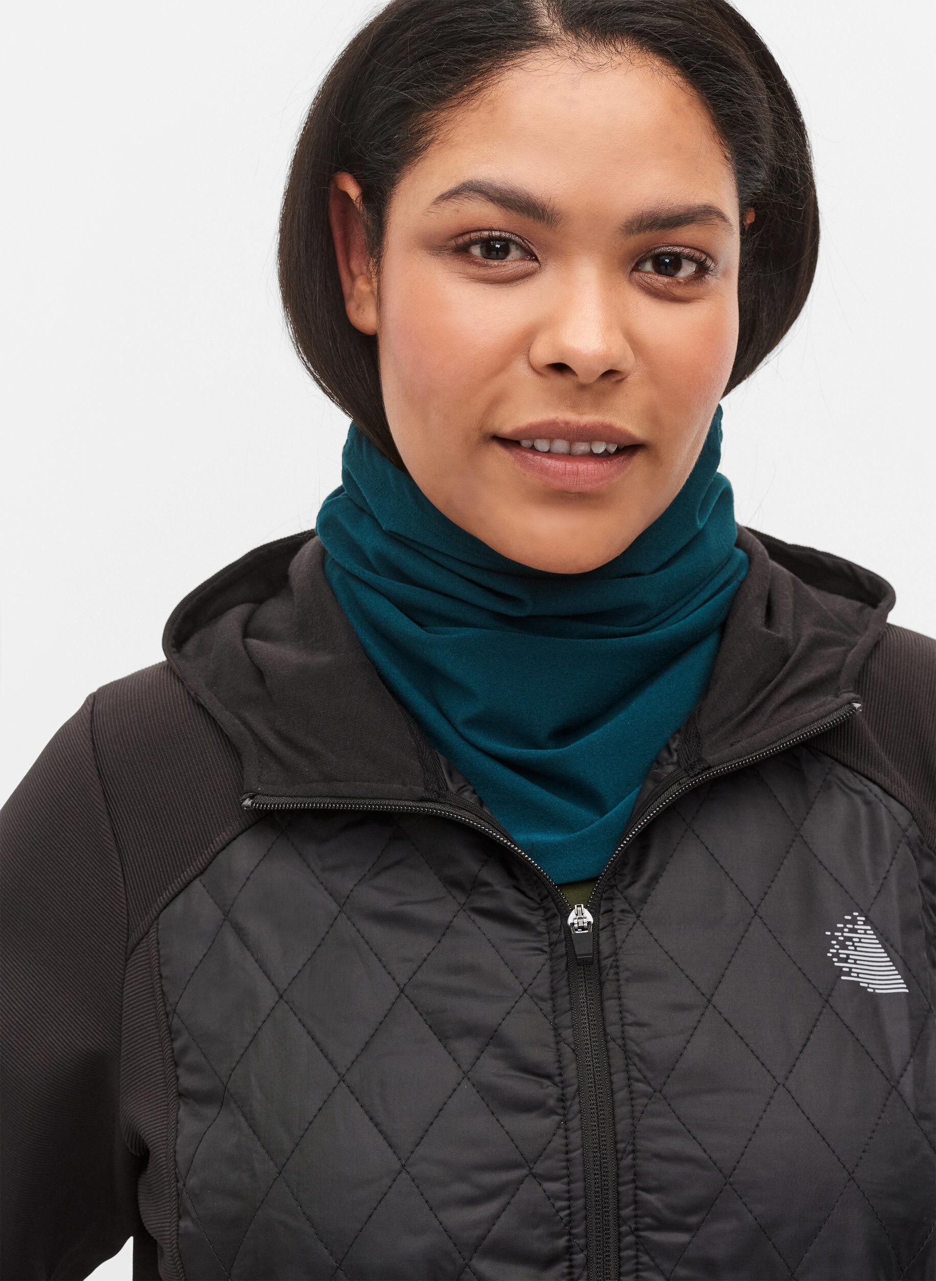 Zizzi Colsjaal, Deep Teal, Model image number 0