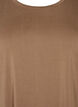 T-shirt van Tencel ™ Modal met ronde hals, Bruin, Packshot image number 2