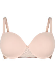 Voorgevormde bh met mesh, Beige
