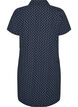 Katoenen nachtjapon met knoopsluiting, Blauw, Packshot image number 1