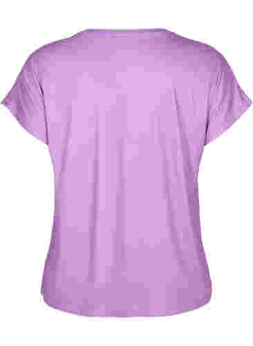 Trainings T-shirt met korte mouwen, African Violet, Packshot image number 1
