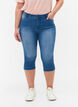 Amy capri jeans met hoge taille en super strakke pasvorm, Blauw, Model image number 3