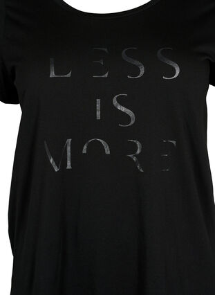 Sport-T-shirt met print, Black w.Less Is More, Packshot image number 2