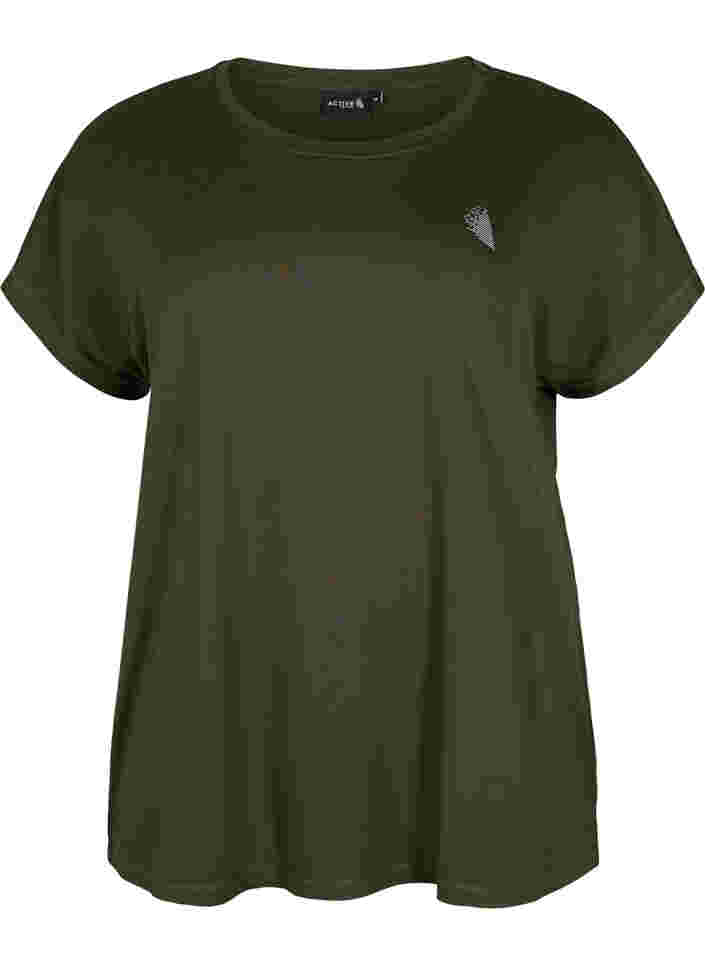 Trainings T-shirt met korte mouwen, Forest Night, Packshot image number 0