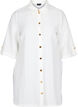 Lange blouse met 3/4 mouwen, Bright White, Packshot image number 0