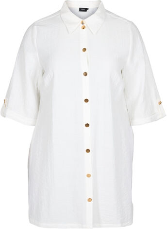 Lange blouse met 3/4 mouwen
