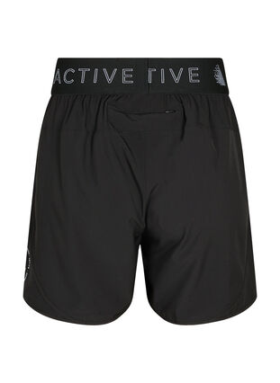 Sport shorts met achterzak, Black, Packshot image number 1
