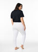 Basisleggings met extra lengte, Wit, Model image number 2