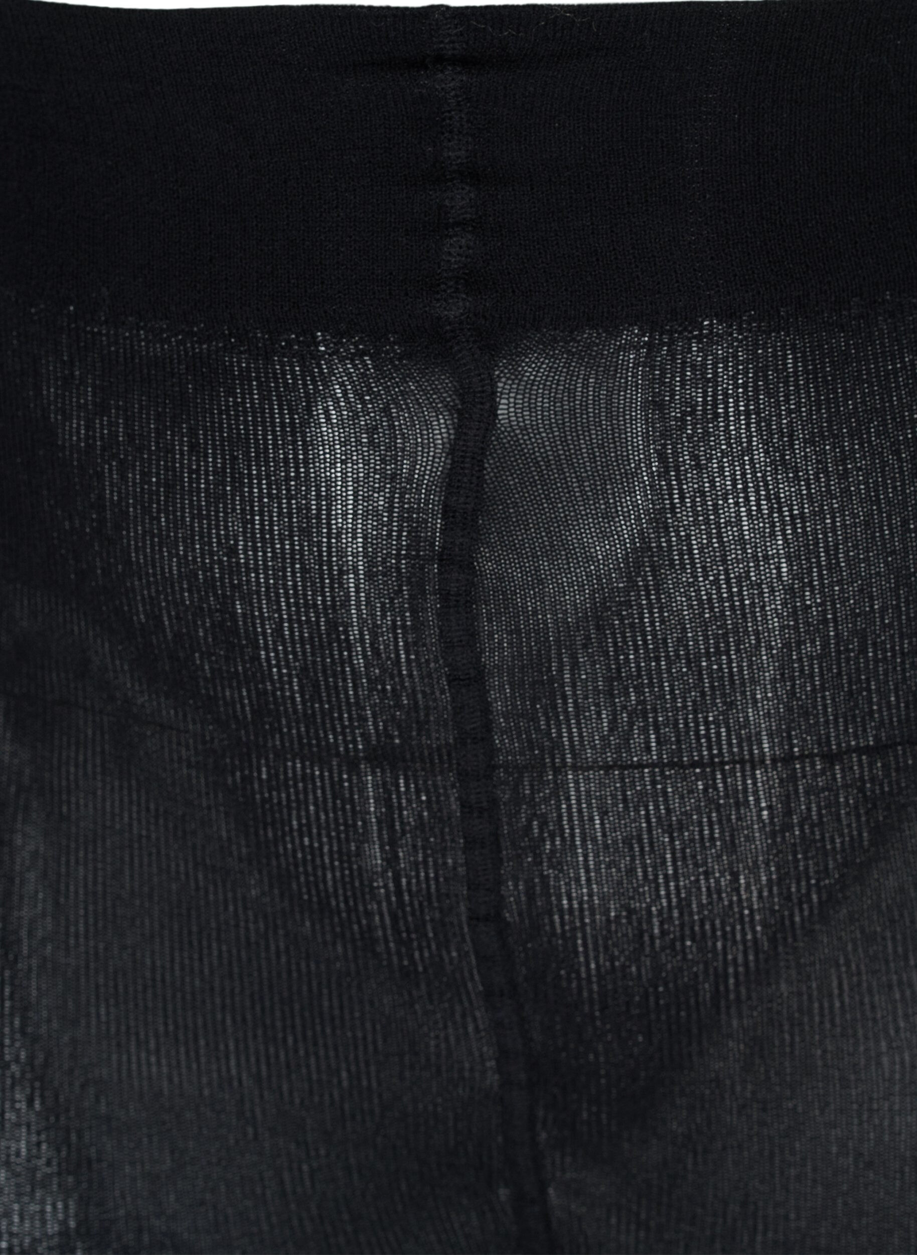 ZizziLegging in 200 denier, Zwart, Packshot image number 2